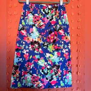 Floral Pencil Skirt
